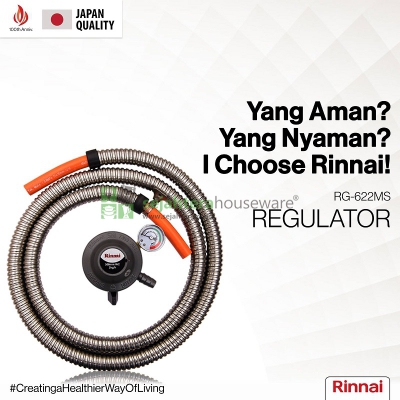 Regulator Rinnai + Selang RG-622MS B#3,5
