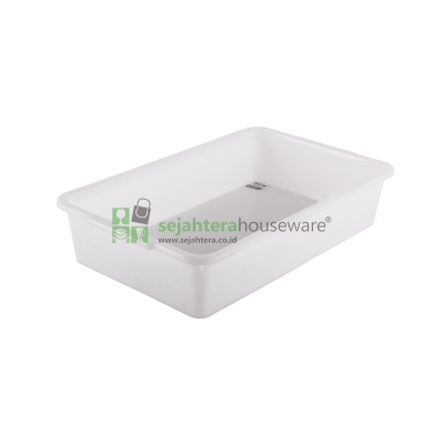 Baskom Segi Lucky Star L No.8862 Putih*