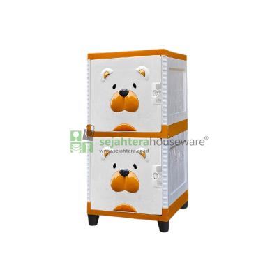 Lemari Akako 1P Hello Bear SS2+Kunci**