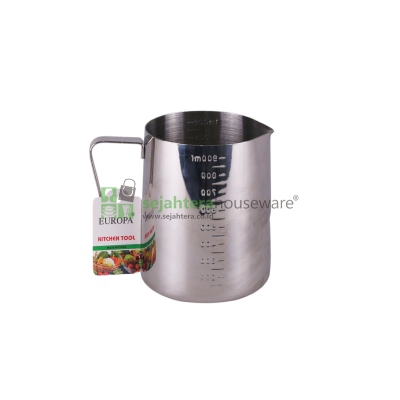 Milk Pot Stainless 1 Liter Europa
