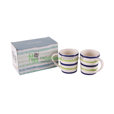 Gelas Papa Mama White Line Supreme 2 pcs