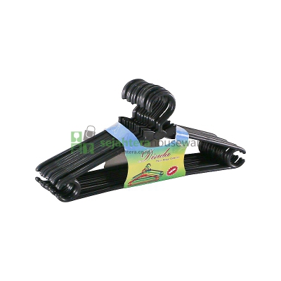 Gantungan Baju Lidi Dinda Pita Hitam