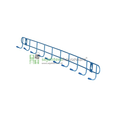 Gantungan Kapstok Coating Warna 10 Kait