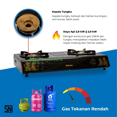 Kompor Gas Miyako KG-502 C WYG A#3