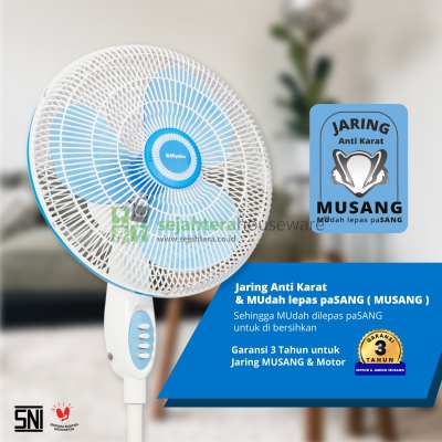 Kipas Miyako KAS-1618 B PL(silang)#3**