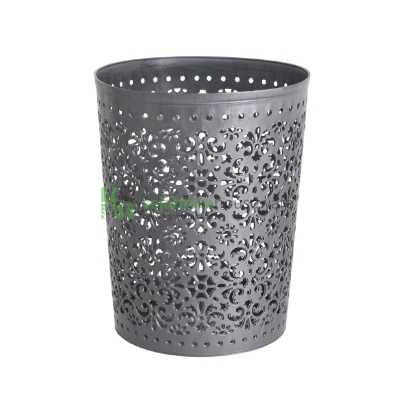 Keranjang Sampah Ukir LIONG Silver 380