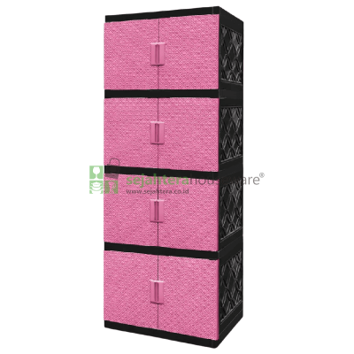Lemari Plastik Akako Berlian Susun 4