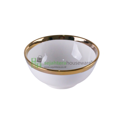 Mangkok Porselen 6 Inch Jepang Goldy 060