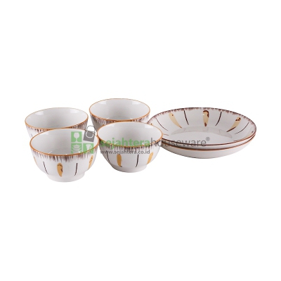 Mangkok Piring Set HA1900 6 Pcs