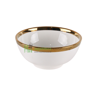 Mangkok Porselen 7 Inch Goldy BL070-2