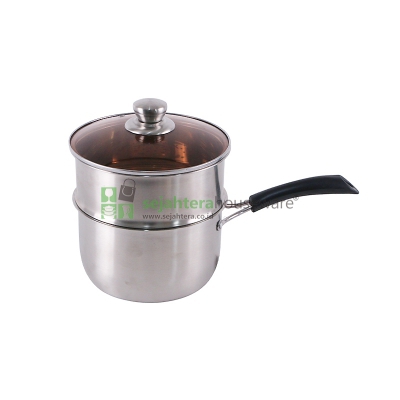 Panci Susu + Steamer Aucban 20 cm