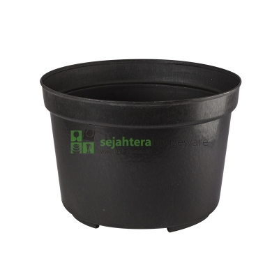 Pot Bunga Global Lion 35 cm Hitam