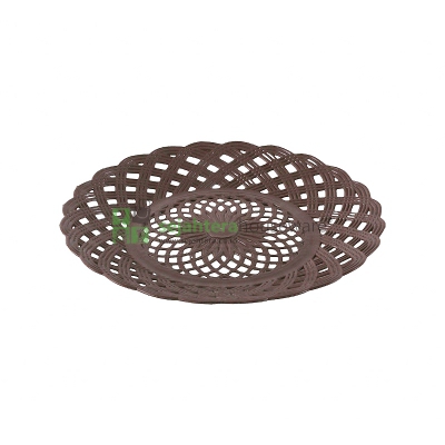 Piring Rotan Ceper 99Plast Coklat Tua