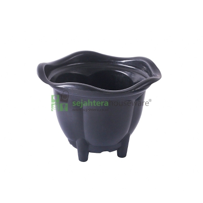 Pot Bunga Gardenia Nasional 25 Hitam