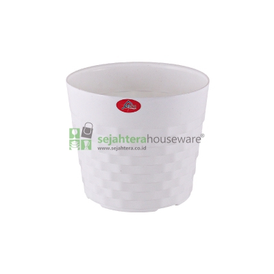 Pot Bunga Asoka 25 Putih ALEXISH 115