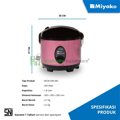 Magic Com Miyako MCM-508 SBC A#2
