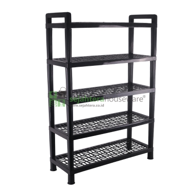 Rak Sepatu DMP Hitam Susun 5