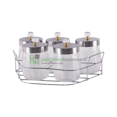 Stoples Set VENICE 5pcs VNC-R518 Silver