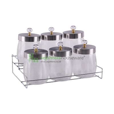 Stoples Set VENICE 6pcs VNC-R618 Silver