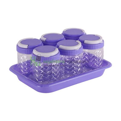 Stoples Set+Nampan Cherindo 800ml 6pcs