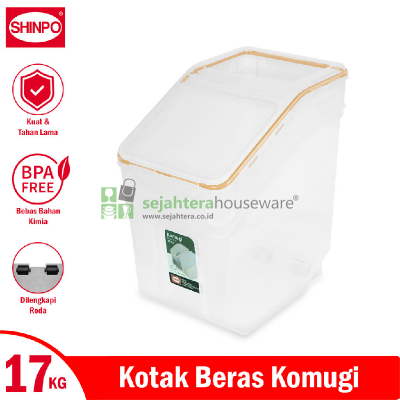 Tempat Beras Shinpo Komugi SIP 417 17 Kg