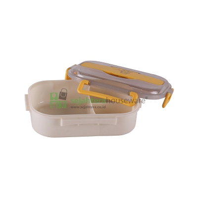 Lunch Box Segi PETHU PP688+ Sendok Garpu