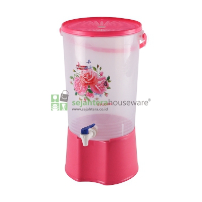 Tempat Air Pacific Alexa Bulat 12L+Kran